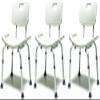 Lumex Bath Seat With Back Standard Gray view 1