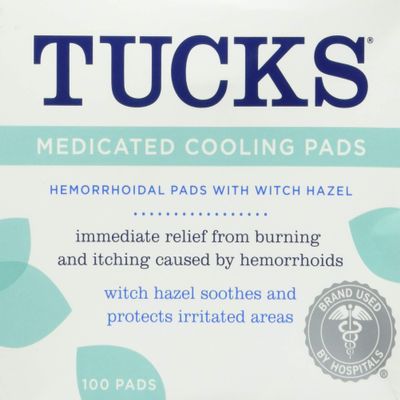 TUCKS Medicated Cooling Pads 100 Each