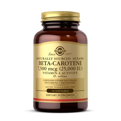 Oceanic Beta Carotene Solgar 90 Softgel
