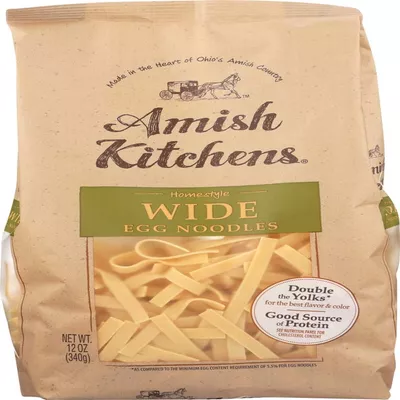 Amish Kitchens Home-Style Egg Noodles, 12-Ounce Bags (Pack of 12)