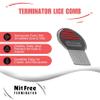 Nit Free Terminator Lice Comb - Professional Stainless Steel Comb for Effective Head Lice Treatment (Color May Vary) (Pack of 1) view 2