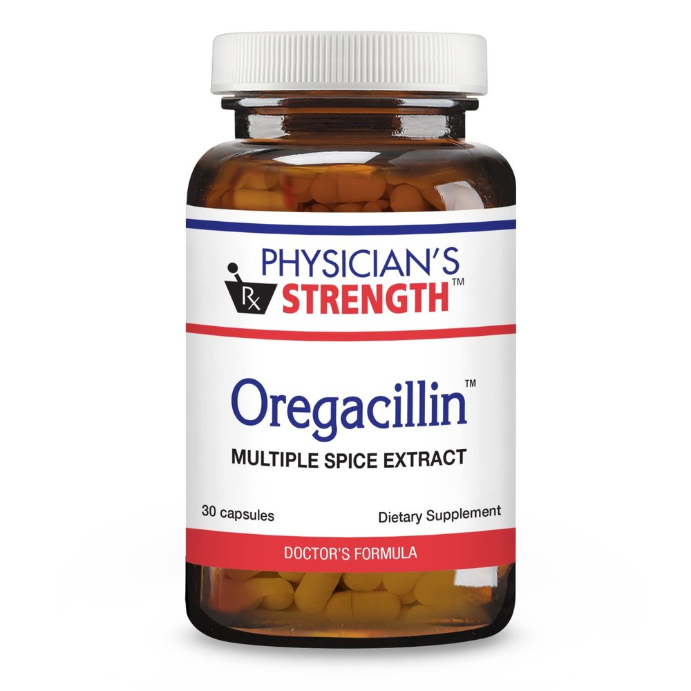Physician's Strength Oregacillin - 30 Capsules - Multiple Spice Extract - Respiratory Health Support - 30 Servings