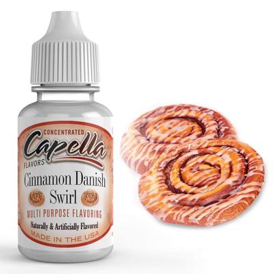 Capella Flavor Drops Cinnamon Danish Swirl Concentrate 13 Milliliter Bottle