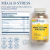 SOLARAY Mega Vitamin B-Stress - Timed Release Vitamin B Complex w/Vitamin B12, B6, Folic Acid, VIT. C - Stress, Energy, Red Blood Cell, Immune Support - Vegan, 60-Day Guarantee (240 CT) view 2