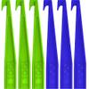 2 in 1 Outie Tool Aligner Remover for Invisible Braces | Easily and Safely Removes Top & Bottom Trays | 60 Count (Individually Wrapped Neon Green and Sky Blue Bulk) view 3