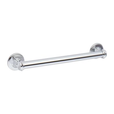 Ginger Grab Bar for Bathroom (36-Inch) Solid Brass Safety Bathtub and Shower Handle for Seniors, Polished Chrome