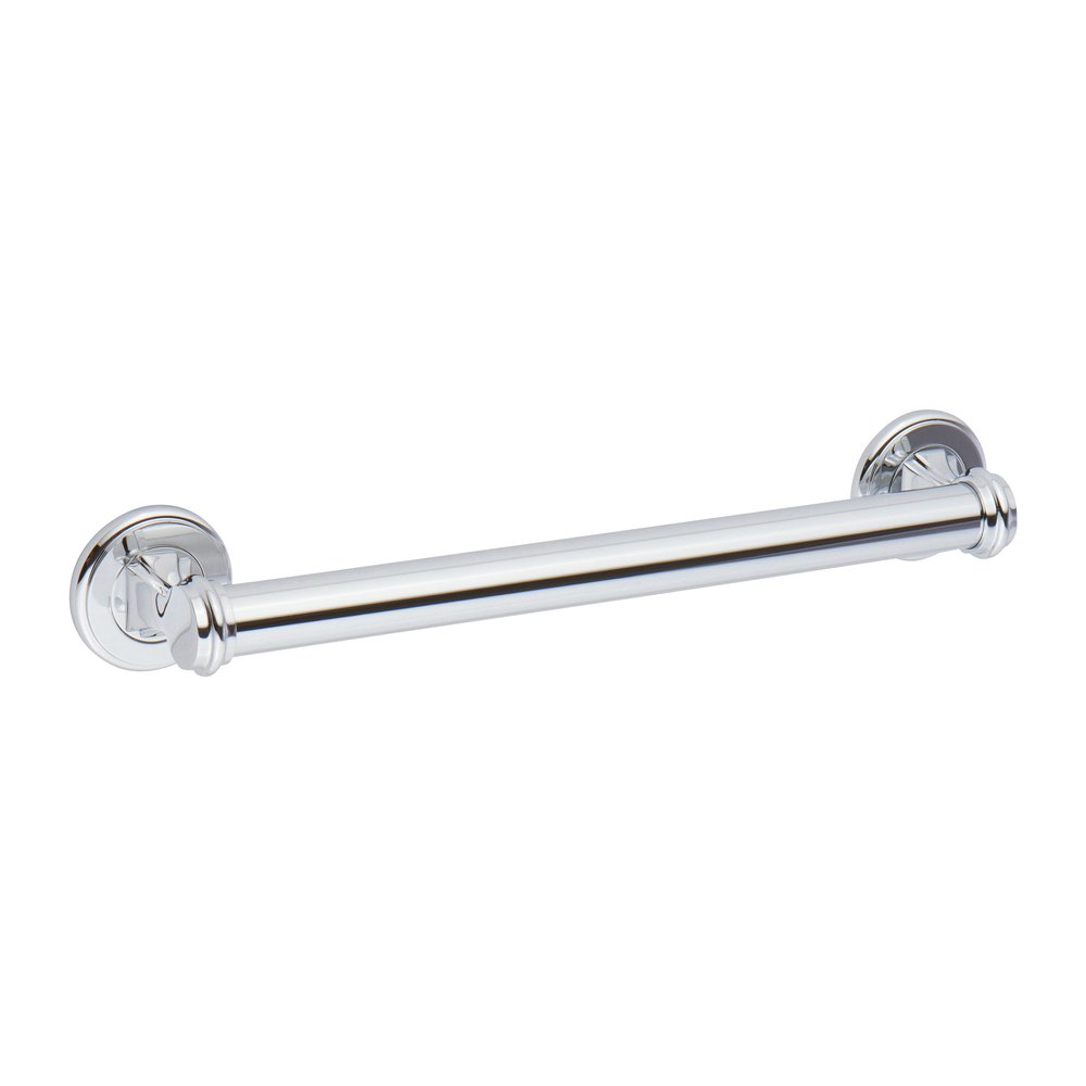 Ginger Grab Bar for Bathroom (36-Inch) Solid Brass Safety Bathtub and Shower Handle for Seniors, Polished Chrome