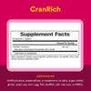 Natural Factors CranRich Super Strength Cranberry Concentrate - Antioxidant Support Supplement - Aids Urinary Tract & Bladder Health - 180 Capsules (180 Servings) view 4