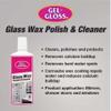 Gel-Gloss No Streak Glass Wax | Professional-Grade Silicon Wax Formulation | Removes Water Spots, Hard Water, & Light Calcium Buildup | Protective Coating Reduces Water Spots & Calcium Buildup, 8 oz. view 2