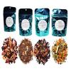 4 Fruit Tea and Rooibos Tea Samplers, Decaffeinated, Peach Tea, Blueberry Tea, Orange Tea, Juicy Rooibos, Loose Leaf Tea view 1