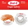 3-Point Products Oval-8 Finger Splints, Support and Protection for Arthritis, Trigger Finger or Thumb, and Other Finger Conditions, Complete Sizing Set Sizes 2-15 view 1