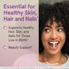 Jarrow Biotin Ultra Strength 5000 mcg, Hair, Skin, and Nails, 100 Capsules view 4