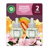 Air Wick Plug in Scented Oil Refill, 2 ct, Summer Delights, Air Freshener, Essential Oils