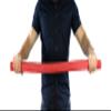 CanDo Twist-Bend-Shake Bar, 36 Inch, Red, Light view 2