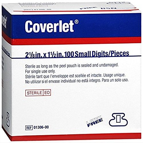 COVERLET FINGER SMALL BANDAGES, 100/Box