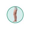 Thigh High Stocking - Full Thigh Petite, Beige, Size 5, Extra Large, Compression 30-40 mmHg, 1 Pair view 1