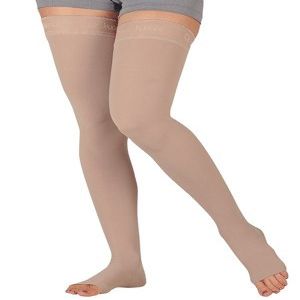 Juzo Varin 3511AG Open Toe Thigh High with Silicone Band (20-30 mmHg) Dynamic, Short, I