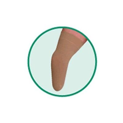 Varin Soft-In Below Knee Medium Shrinker - 15 / 38 CM, Beige, Size 3, Medium, Compression 20-30 mmH