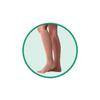 Varin Soft Below-Knee - Full Foot Stocking, Beige, Size 4, Large, Compression 30-40 mmHg, 1 Pair, M view 1