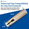San Jamar Large Pull-Type Cup Dispenser 6-12 Oz. Flat Cups, 4.5 - 7 Oz Cone Cupz with Flip Cap for Restaurants, Home, and Office, Plastic, 16 Inches, Brown view 4