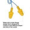 3M E-A-R UltraFit Corded Ear Plugs 340-4004, 100-Pair, Yellow, Poly Bag 3404004 view 4
