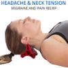 Body Back Davinci Tool (Red) -USA Made- Hard Rubber Neck Tension Relief & Pressure Point Massage Tool - Occipital Release Tool - Cervical Traction Device- Suboccipital Release Device - Neck Stretcher view 2