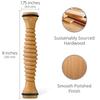 Body Back Wooden Foot Roller, Foot Massager for Plantar Fasciitis, Stress Relief, Relaxation view 3