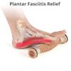 Body Back Wooden Foot Roller, Foot Massager for Plantar Fasciitis, Stress Relief, Relaxation view 4