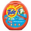 Tide PODS Laundry Detergent Soap PODS, High Efficiency (HE), Clean Breeze, 81 count view 1