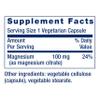 Life Extension Magnesium Citrate 100 mg Vegetarian Capsules, Blue, 100 Count view 3