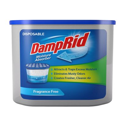 DampRid FG100 Unscented Disposable Moisture Absorber, 10.5-Ounce,White