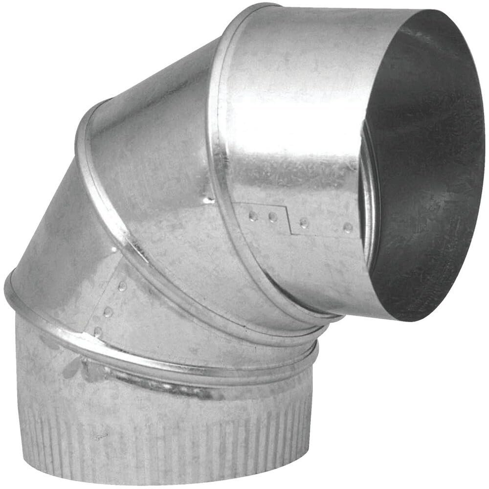 Imperial 24 Ga. 10 in. Galvanized Adjustable Elbow - 1 Each
