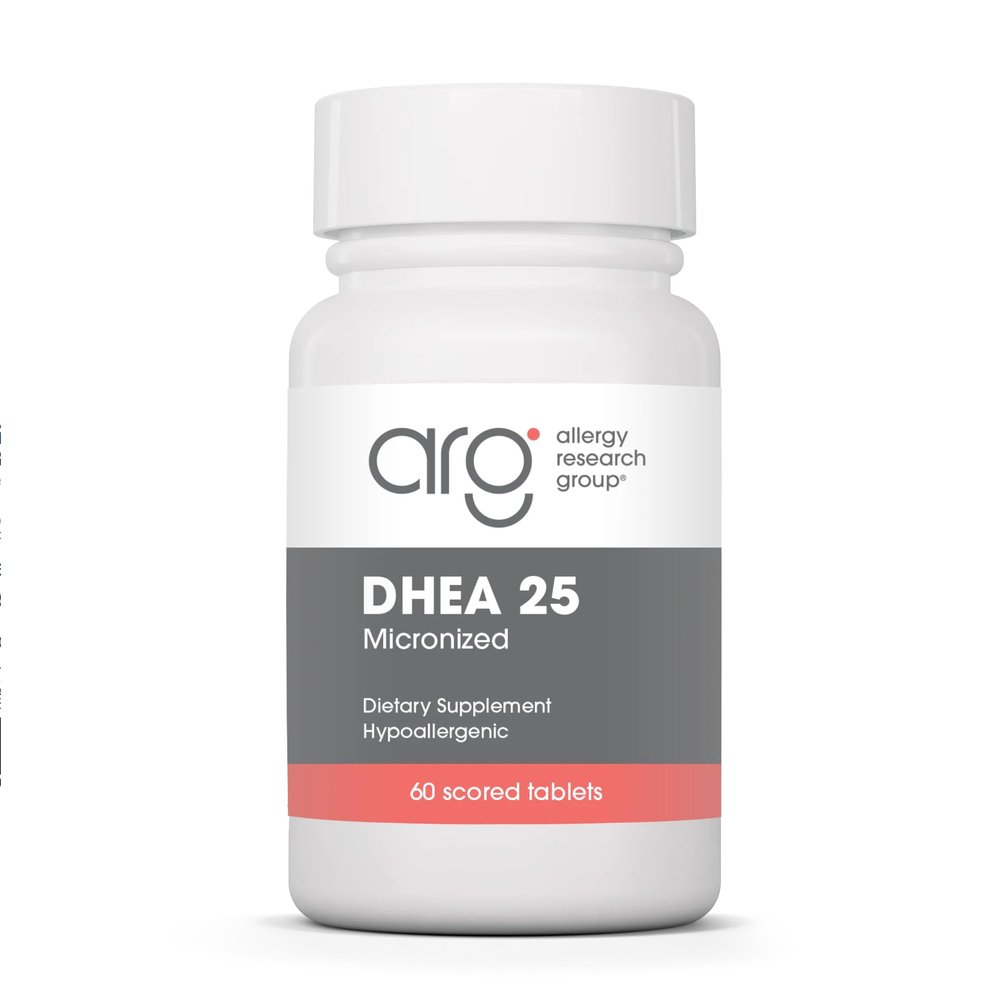 ARG DHEA 25 mg Micronized Lipid Matrix Plant Sourced, 60 Capsules