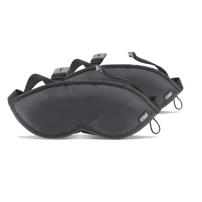 Lewis N. Clark Comfort Eye Mask + Sleep Aid to Block Light for Travel, Airplane, Hotel, Airport, Insomnia + Headache Relief with Adjustable Straps, 2 pack, Black