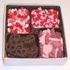 Scott's Cakes Large 4-Pack Cupid Corn, Smoochie Lips, Valentine Jelly Beans, & Dark Pretzels view 1