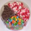 Scott's Cakes 4-Pack Cupid Corn, Conversation Beans, Valentine Beans, & Dark Pretzels view 1