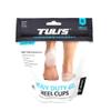 Tuli's Heavy Duty Gel Heel Cups, Cushion Insert for Shock Absorption, Plantar Fasciitis, Severs Disease and Heel Pain Relief, Made in USA, Regular, 1 Pair view 2