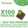 Mighty Leaf Green Tea Tropical  100 Count Whole Leaf Green Tea Bags  Pyramid Sachets with Pineapple, Tropical Fruit & Floral Flavors  Antioxidant-Rich, Lightly Caffeinated view 2