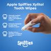 Spiffies Baby Teeth Wipes - Apple Flavor, Xylitol-Enriched Baby Gum Cleaner & Dental Wipes for Teething Relief and Teeth Cleaning - Safe for Infants & Toddlers, 20 Count (Pack of 3) view 3