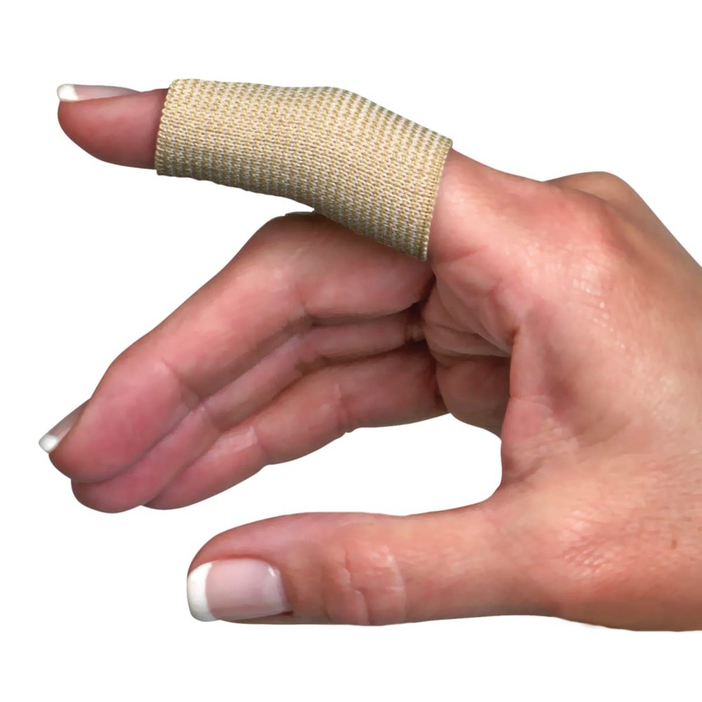 Flents Finger Sleeves, Pain Relief for Arthritis, Inflammation, Cracking, Blisters, Tendonitis & Athletic Stress, Plastic Wrap for Support & Compression, Assorted Size, 12 Count