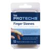 Flents Finger Sleeves, Pain Relief for Arthritis, Inflammation, Cracking, Blisters, Tendonitis & Athletic Stress, Plastic Wrap for Support & Compression, Assorted Size, 12 Count view 2