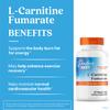 Doctors BEST L-Carnitine Fumarate, Helps Burn Body Fat, Non-GMO, Gluten Free, Soy Free, Vegan 60 Veggie Caps view 2