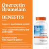 Doctor's Best Quercetin Bromelain, Immunity Support Capsule, Heart, Joint & Healthy Respiratory System, Non-GMO, Vegan, Gluten Free, Soy Free,180 VC view 3