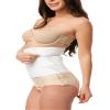 Isavela Unisex Binder 9" Wide With 3 Split Panels SM/MD White view 2