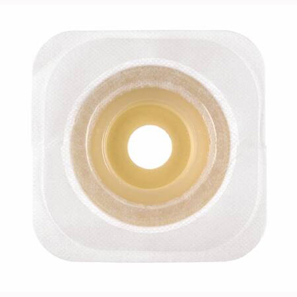 ConvaTec Colostomy Barrier Esteem Synergy Extended Wear Durahesive, White Tape 4 Inch Flange Esteem Synergy Hydrocolloid 7/8 to 1-1/4 Inch Stoma - 10/BX (MFN # 409269)