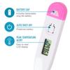 MABIS Digital Basal Body Thermometer for Ovulation Tracking, Fertility, Period Tracking and Natural Family Planning with Beeper and Memory, Oral Use Only view 3