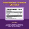 Natural Factors Suntheanine L-Theanine 100 mg - Health Supplement for Calm Outlook - L-Theanine Supplement Supports Relaxing Sleep & Aids Against Drowsiness - 60 Chewable Tablets (30 Servings) view 4
