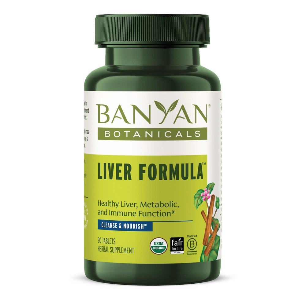 Banyan Botanicals Liver Formula - USDA Organic, 90 Tablets - Cleansing Bitter Herbs to Detoxify The Liver & Gallbladder*