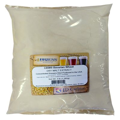 Briess CBW Dry Malt Extract (DME) for Home Beer Brewing (Bavarian Wheat 3LB)