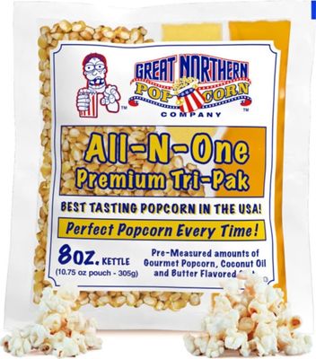 Great Northern Popcorn 8oz Popcorn Machine Popcorn Packets, 24 Case